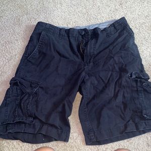 Aéropostale Black Khaki Cargo-Shorts